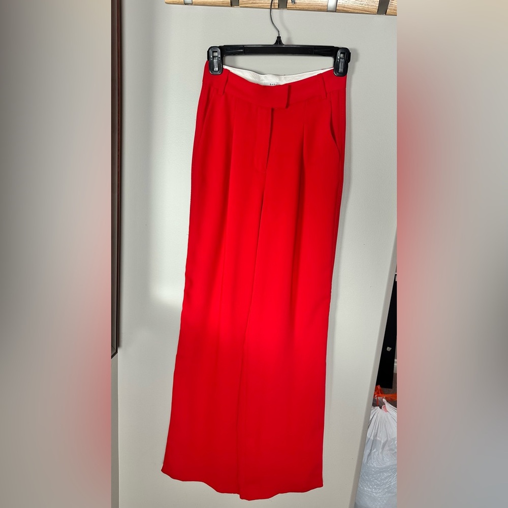 Babaton Vibrant Red Maxi Skirt